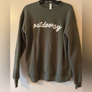 Green Outdoorsy Sweatshirt - NWOT